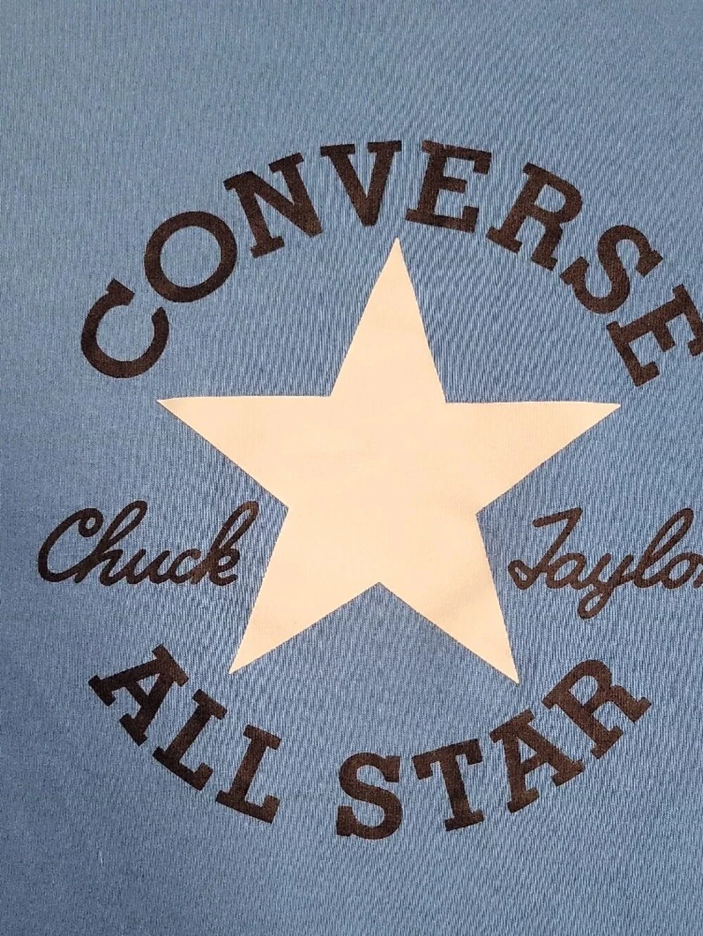 Converse Blue Short Sleeve All Star Tee with White Star